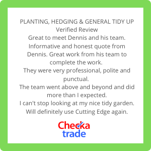 Image of a client review taken from Check a Trade